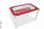 Стол стеклянный S206 (100) Red/Silver